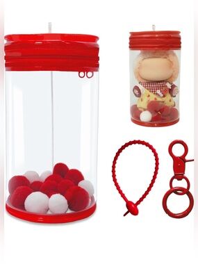 Protective Case Doll Display Bag Keychain Dustproof Waterproof Storage Zipper